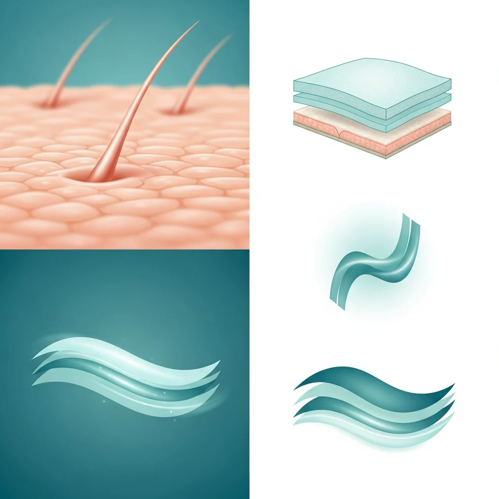 Skin health educational hero image showing clean dermatology concept