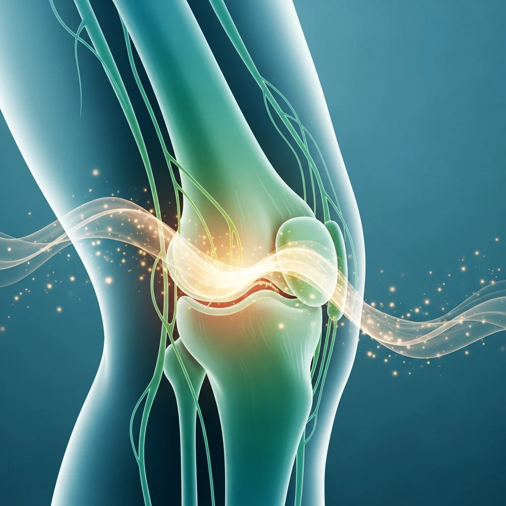 Pain and inflammation educational hero image with joints and muscles concept